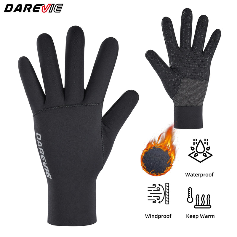 ស្រោមដៃជិះកង់រដូវរងា DAREVIE ការពារខ្យល់ ការពារទឹក ការពារការរអិល ស្រោមដៃកម្ដៅ ស្រោមដៃកីឡាក្រៅផ្ទះ MTB ធន់នឹងការប៉ះទង្គិច មានផាសុកភាព