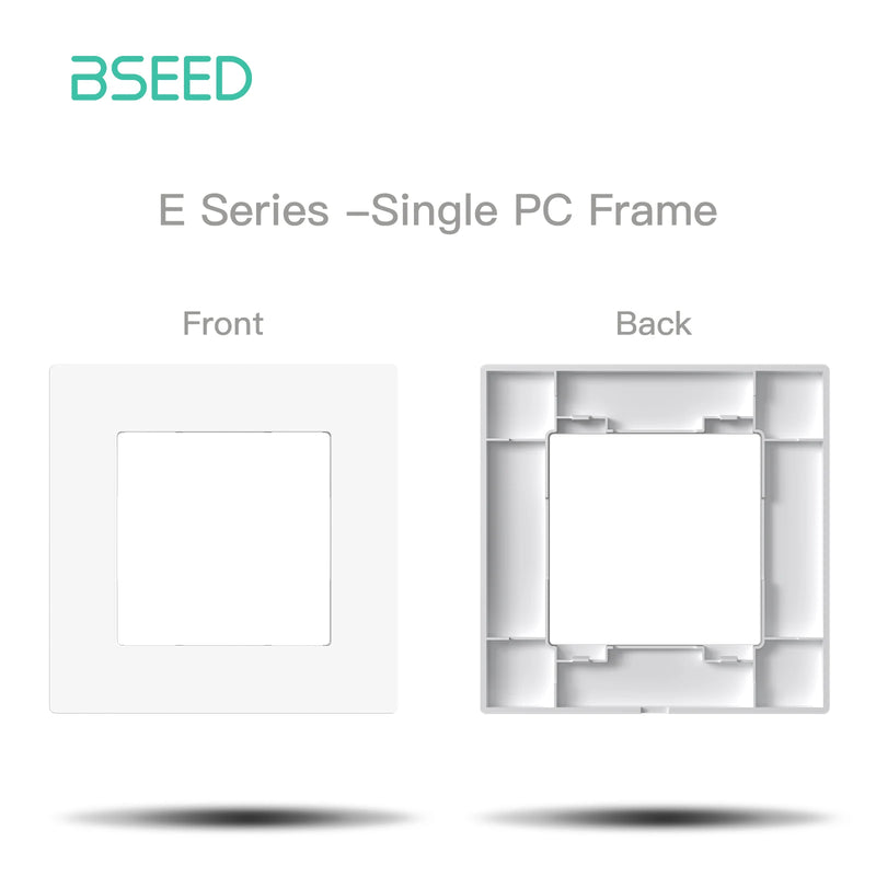 BSEED Zigbee Click Switch Module Smart Light Switch DIY Part with PC Plastic Frame Zigbee Socket Components for Home Automation
