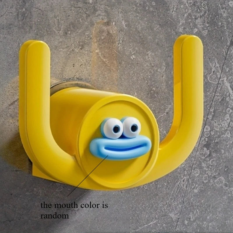 1pc Slipper Hooks,Bathroom Slipper Holder,Shower Storage Rack,Essential Items for Bathrooms And Bedrooms,Mouth Color Random