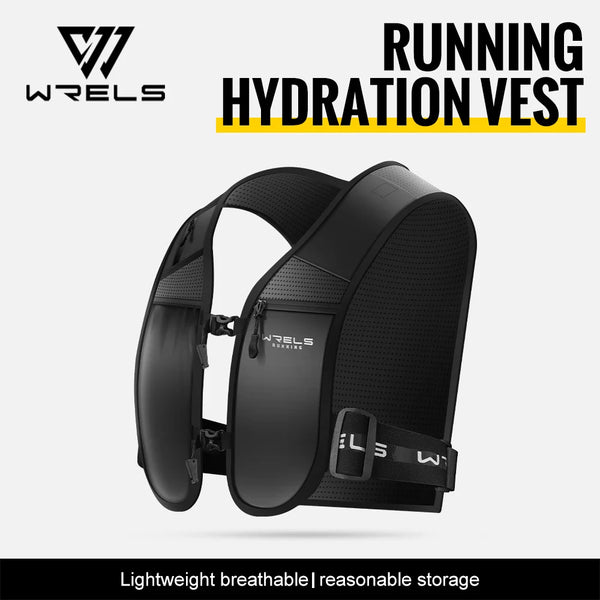WRELS Running Hydration Vest Backpack Marathoner Running Race Hydration Lightweight Running Vest Hiking Bag Hydration Vest