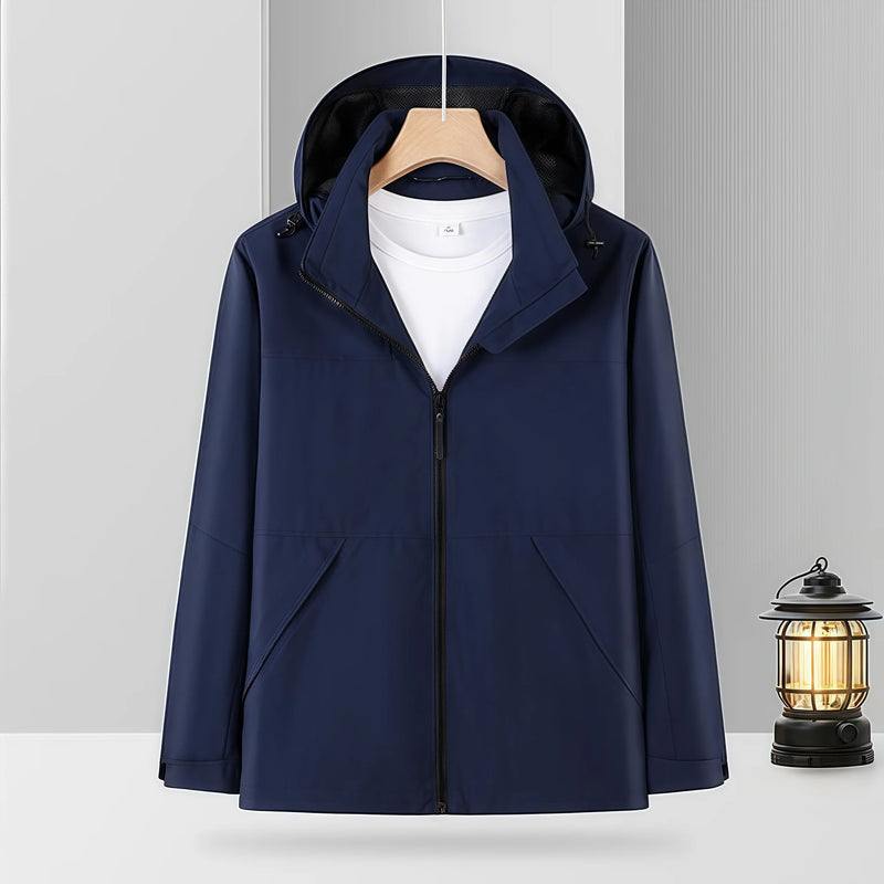 Autumn outdoor Hooded pure color  casual  Single layer down jacket waterproof windproof  outdoor  travel couple clothes