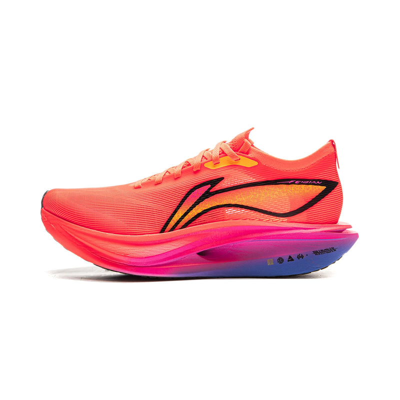 Li-Ning Unisex FEIDIAN 5 ELITE Racing Running Shoes SUPER BOOM LiNing CARBON-FIBER PLATE Shoes Anti-Slip Sneakers ARMV003