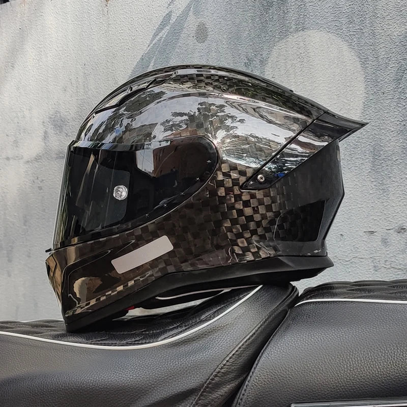 Casco De Motocross Helmet Casco Patinete Electrico Mainland China Helmets Unisex Full Face Dot Carbonfiber
