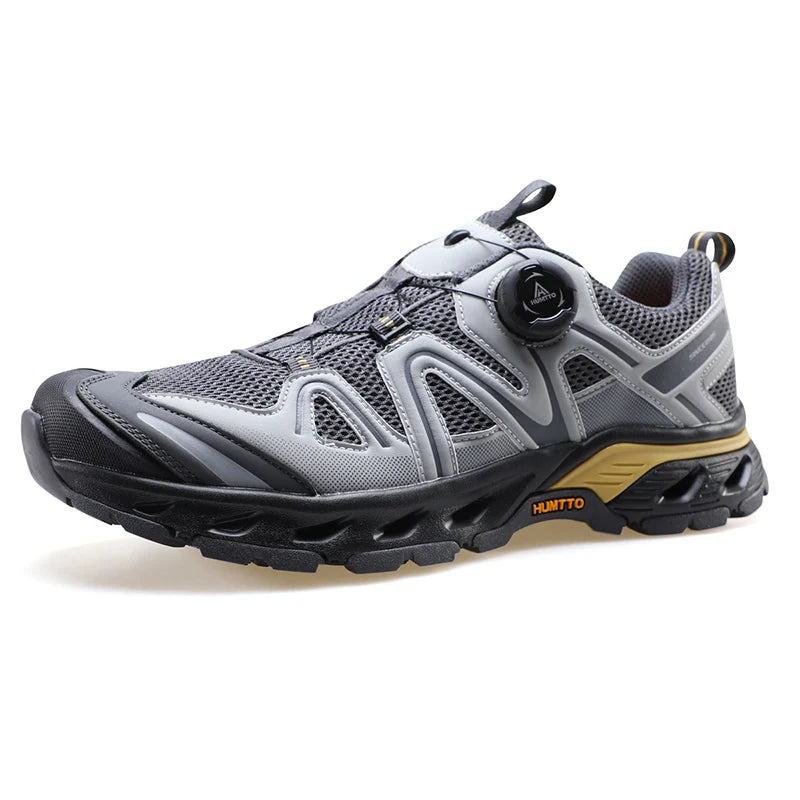 HUMTTO Lightweight Hiking Shoes for Men Breathable Outdoor Men's Sports Shoe Shock-absorbing Trekking Boots Anti Slip Sneakers