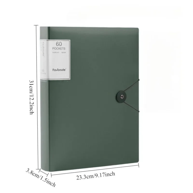 1pc A4 Folder Suitable for High Transparency And Durable Document Storage in Offices, Schools,Portable,Ideal for Study Supplies