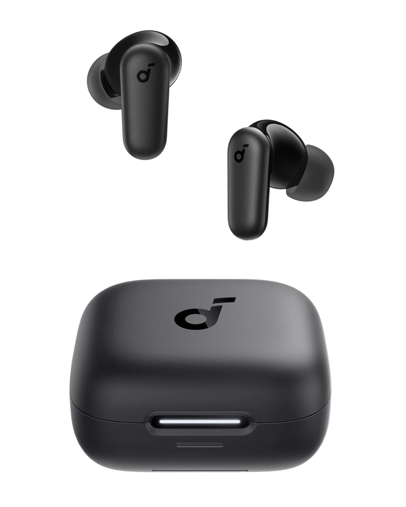 កាសស្តាប់ត្រចៀកប៊្លូធូស Soundcore R50i NC ដែលអាចលុបសំឡេងរំខានបានយ៉ាងពិរោះ និងឆ្លាតវៃ ជាមួយនឹងបាសដ៏មានអានុភាព និងអាចលុបសំឡេងរំខានបានយ៉ាងពិរោះ
