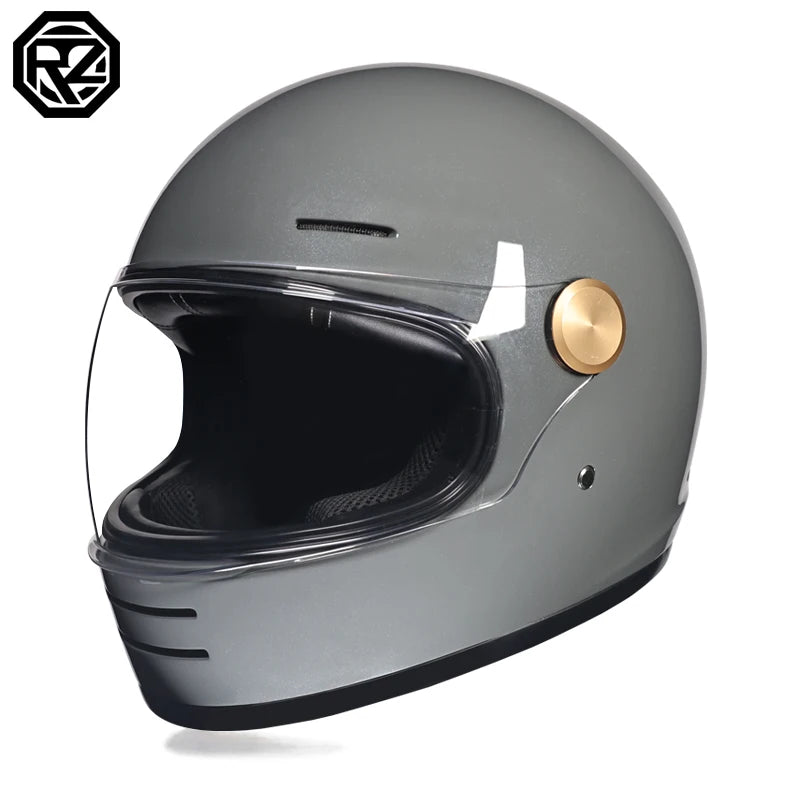 ORZ Motorcycle Helmet DOT Certification Retro Full Face Off Road Helmet Cascos Para Motos Capacete Casco Moto
