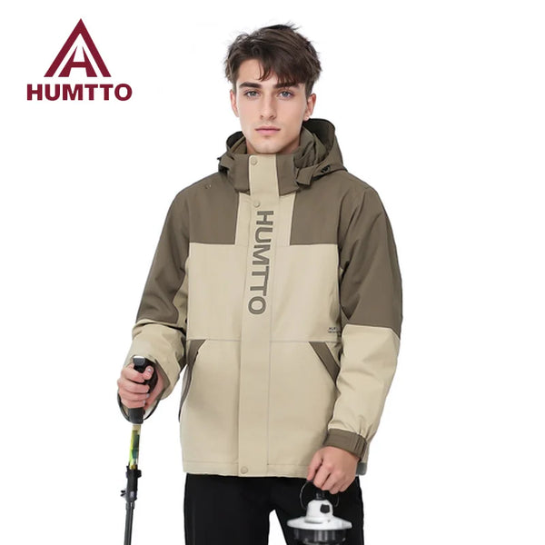 HUMTTO Waterproof Men's Women's Jacket Autumn Winter Keep Warm Camping Hiking Jackets Ladies Jackets Outdoor Windbreaker Coats