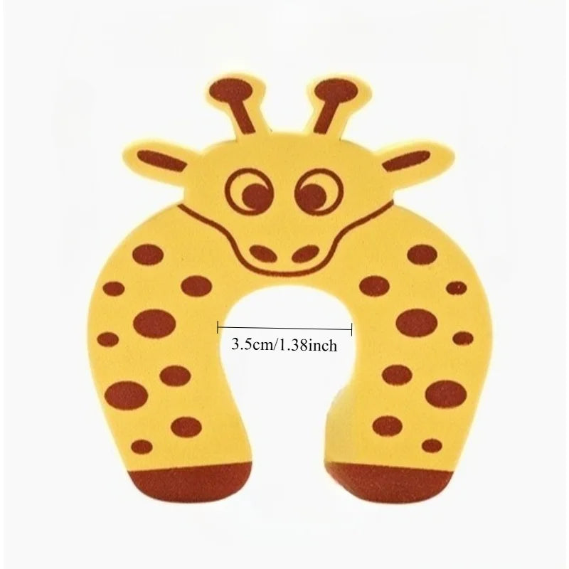 1/2PCS Safety Door Stoppers Designed to Prevent Pinched Fingers, Featuring cute animal  Patterns. door stopper