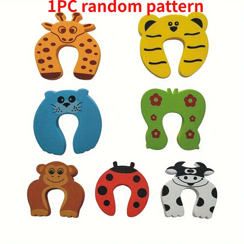 1/2PCS Safety Door Stoppers Designed to Prevent Pinched Fingers, Featuring cute animal  Patterns. door stopper