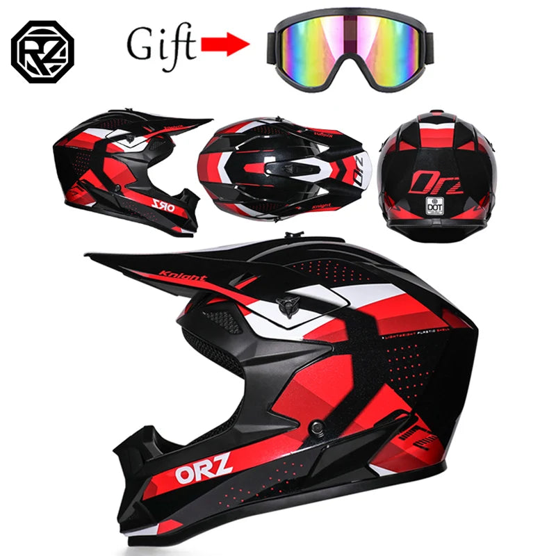 Professional Racing Motocross Helmet Off Road Helmet Motorcycle Off-Road Cartoon Childrenr ATV Motorcycle MTB Helmet