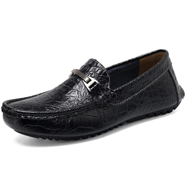 Luxury Loafers Men Slip On Leather Shoes Handmade Shoes Plus Big Size 47 48 Moccasins Shoes Comfortable