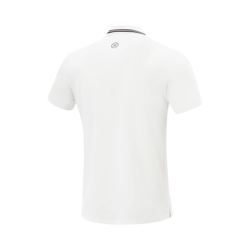 អាវយឺតបុរស Li-Ning Wade POLO កម្រិតស្ងួត 88% Polyamide 12% Elastane កម្រិតស្ងួត មានខ្យល់ចេញចូលបានល្អ អាវយឺតកីឡា LiNing APLV007