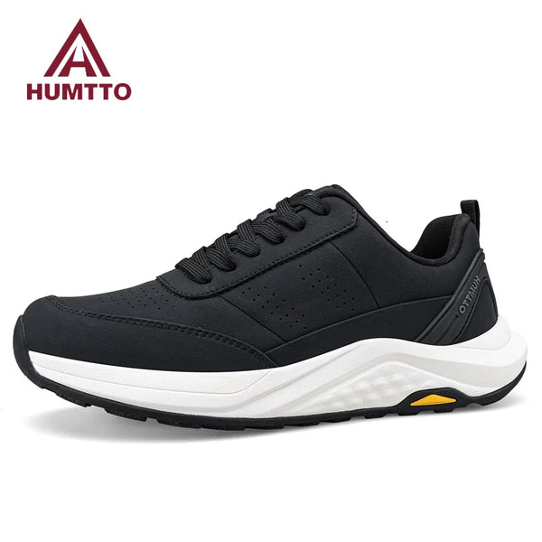 HUMTTO Men's Running Shoes Luxury Designer Breathabl Sports Shoes for Men Cushioning Black Man Sneakers Jogging Casual Trainers