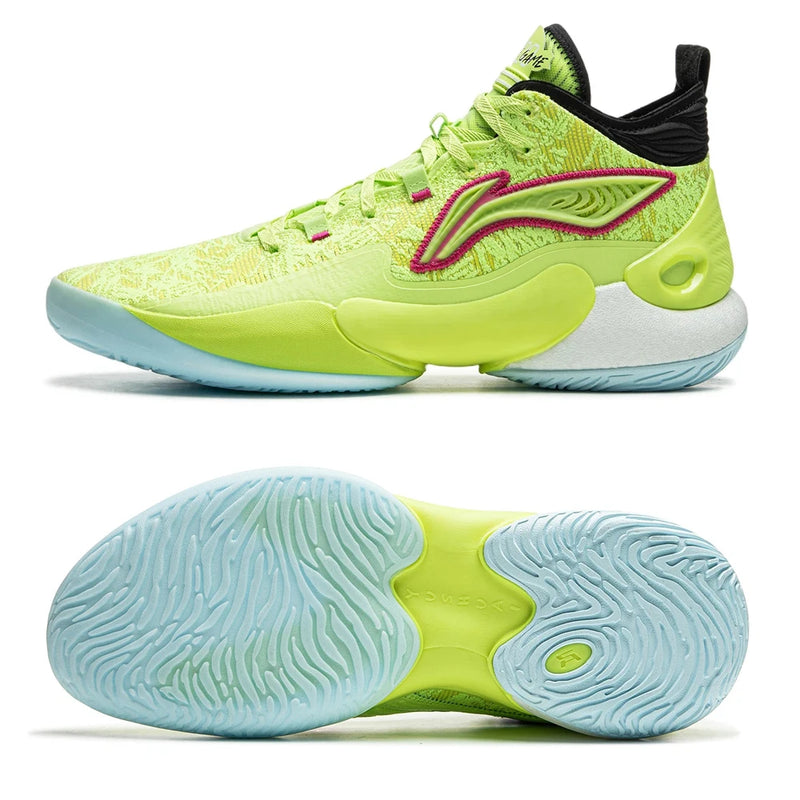 Li-Ning Men's YUSHUAI XVIII Professional Basketball Shoes BOOM Cushion LiNing Sports Competition Shoes Sneakers ABAU087