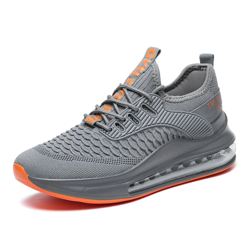 Men's Air Cushion Race Running Shoes Four Seasons Breathable Lightweight casual Sports Shoes Student Outdoor Speed Running Shoes