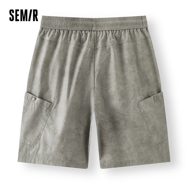 Semir Mens Shorts 2026 Extra Loose Casual Breathable Knee Length Trendy Streetwear Soft Comfortable
