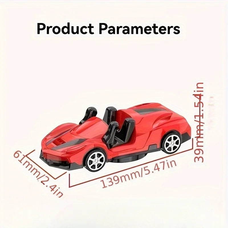 1pc creative super cool car model phone holder, sports style phone holder, dashboard rotating phone holder. red,black.