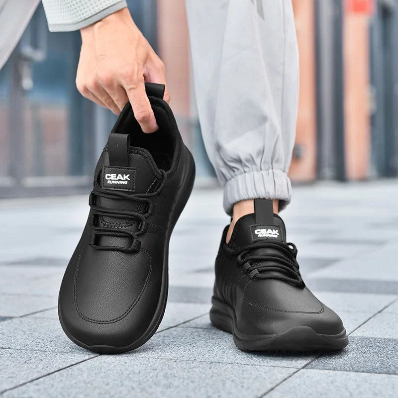 Men's light casual shoes four seasons new soft-sole anti-slip waterproof breathable walking shoes chef hotel kitchen work shoes