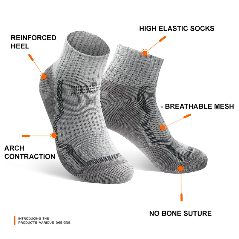 WRELS Merino Wool Socks Unisex Super Thick Thermal Hiking Socks for Cold Weather Compression Running Socks Outdoor Warm Socks