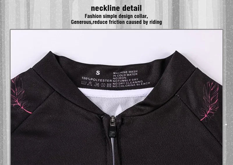 Women's Long Sleeve Cycling Jersey Quick Dry Breathable MTB Road Bike Riding Shirt Slim Fit Bicycle Racing Sportswear