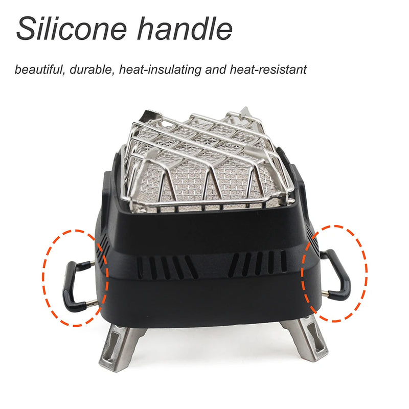 Infrared Heating Stove Portable Dual-purpose Outdoor Multifunctional  Stove Camping Mini Stove Head Winter Camping for Heating