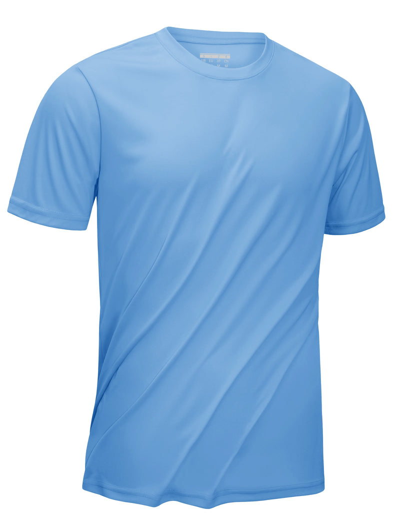 TACVASEN UPF 50+ Summer Performance T-shirts Mens Sun Protection Tee Shirts Gym Sports Athletic Running Swim Casual T-shirt Tops