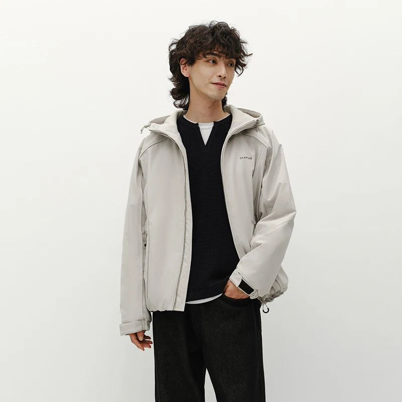 Semir Men Padded Jacket Water Repellent Windproof Shell Abrasion Resistant Raglan Sleeve 2026 Winter Everyday Style