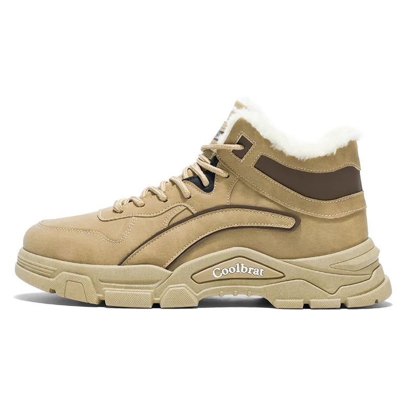 Men's plus size comfortable casual versatile outdoor cotton shoes winter warm shoes fashion youth non-slip soft-sole work shoes
