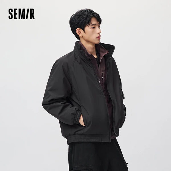 អាវក្រៅរដូវរងាបុរស Semir ដែលអាចបត់បានឆ្នាំ ២០២៦ រដូវរងាថ្មី សម្លៀកបំពាក់ប្រចាំថ្ងៃបែបទីក្រុង ស្ទីលធម្មតា អាកាសធាតុត្រជាក់ សម្លៀកបំពាក់ជាស្រទាប់ៗជារៀងរាល់ថ្ងៃ