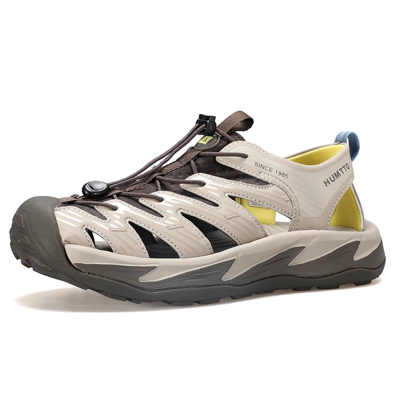 HUMTTO Breathable Hiking Shoes Men's Quick-Drying Wading Shoes for Men Summer Beach Outdoor Sandals Non-Slip Aqua Sneakers Male