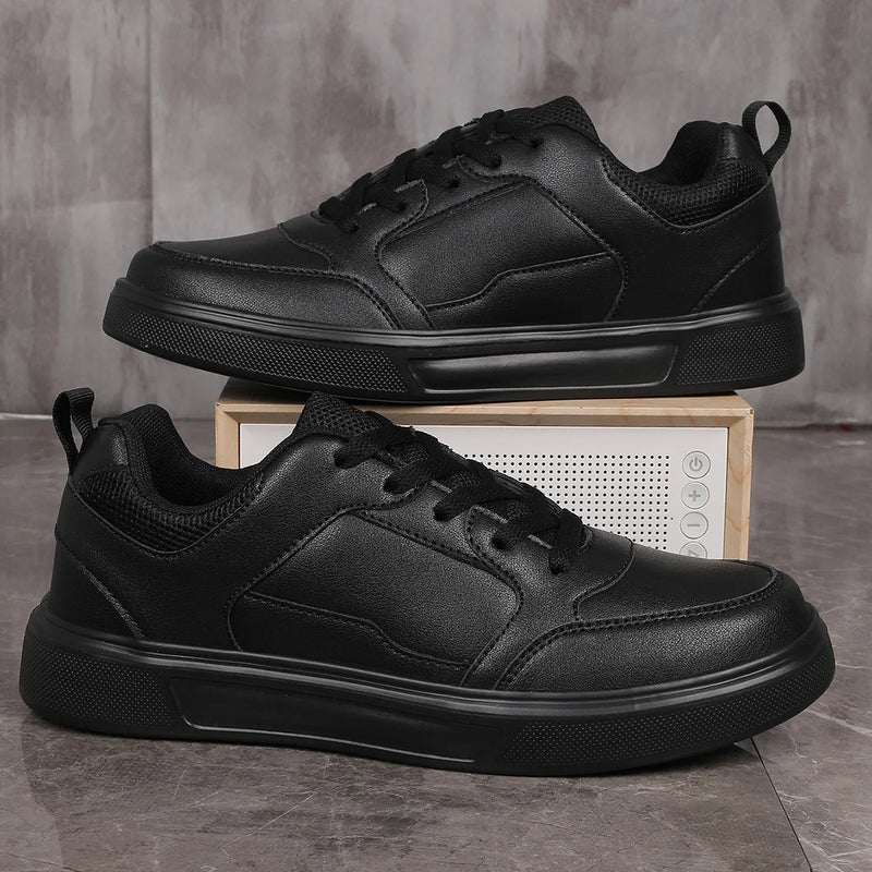 Mens Board Shoes 39-46 Plus Size 2026 New Student Four Season Flat Comfortable Fashion Casual Lace-up Sports Shoes for Men