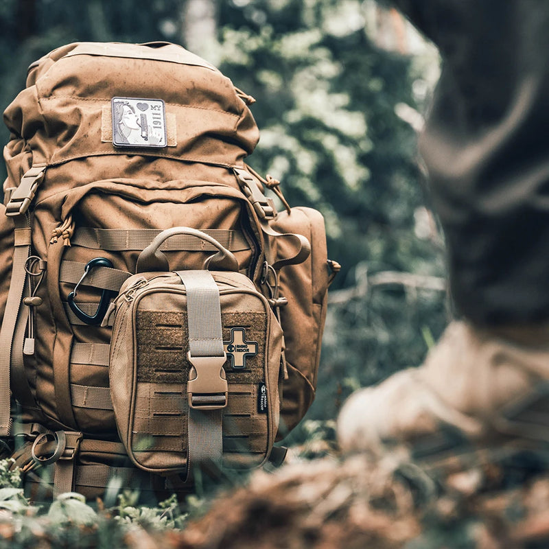 CE Approved Rhino Rescue IFAK Pouch Trauma Kit Tactical First Aid Kit MOLLE Pouch Emergency Kit Combat Survival Kit For Camping