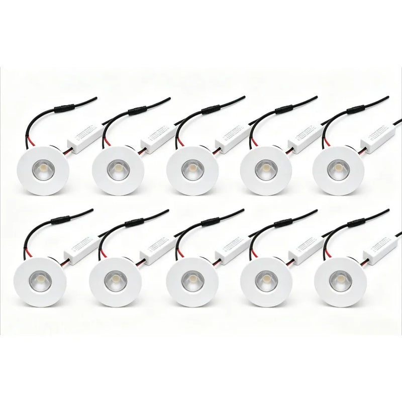 អំពូលភ្លើង LED ខ្នាតតូច JOYINLED 1W សម្រាប់ដាក់ក្នុងទូ ភ្លើងបំភ្លឺក្នុងផ្ទះ 85-265V ភ្លើងពិដានចុះក្រោម ពណ៌សក្តៅ 3000K អាចបន្ថយពន្លឺបាន