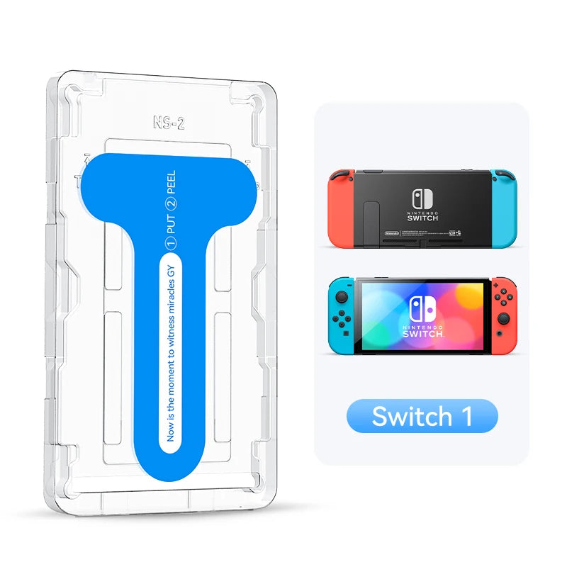 PZOZ For Nintendo Switch 2 OLED Protective Glass Screen Film Switch OLED Tempered Glass New 8-inch Film Full Screen