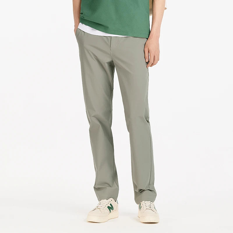 Semir Men Pants Cooling 2026 Quick Dry Straight Solid Stretch Urban Casual Everyday Style Soft Comfortable Daily Wear Trendy