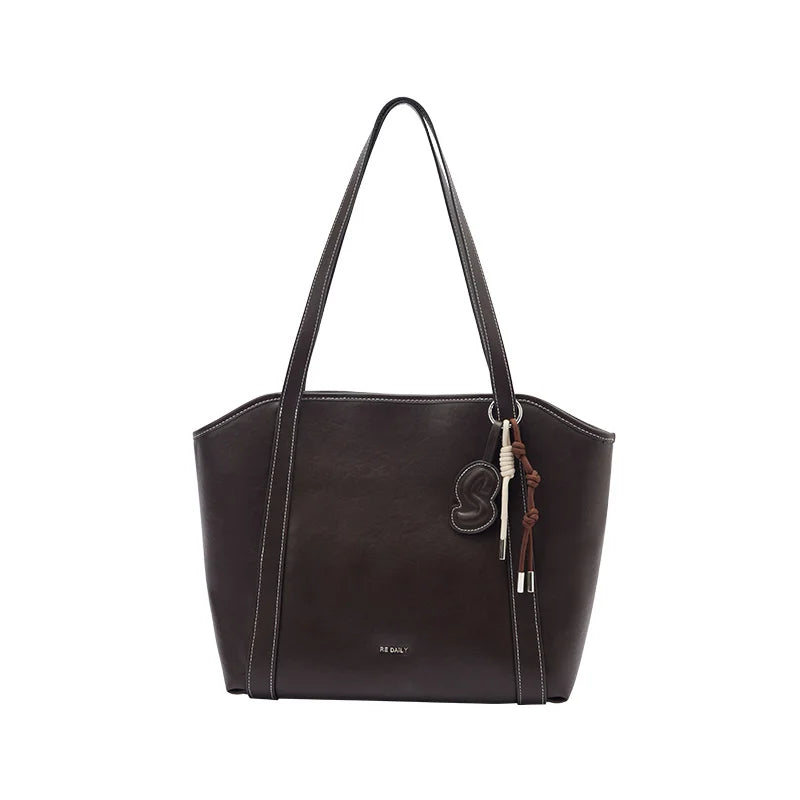 Semir Women Tote Bag Classic Large Capacity Commuter Casual Shoulder Bag Everyday Style Daily Carry Daily Wear 2026