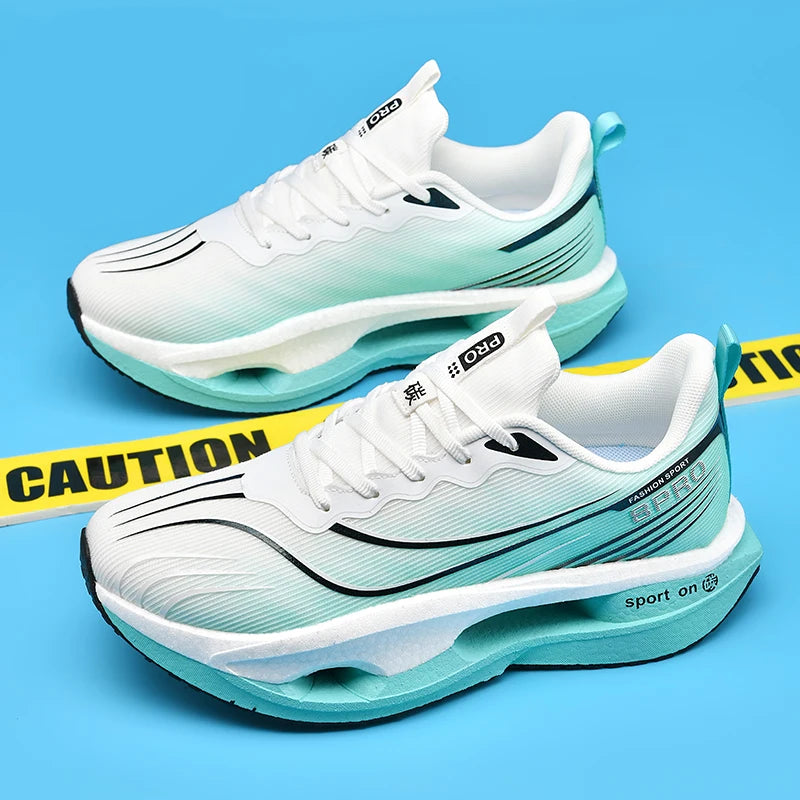Men Women carbon casual sneakers four season breathable light outdoor racing running shoes Couples soft-soled speed sports shoes