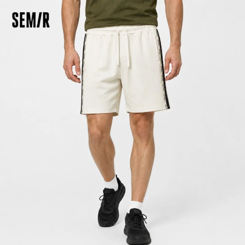 Semir Mens Shorts 2026 Sports Style Knitted Loose Straight Casual Fashion Soft Daily Wear