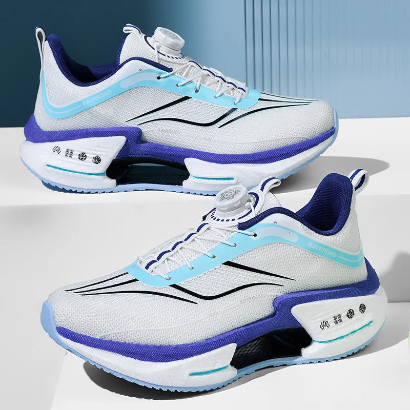 Unisex Running Shoes for Men Women Summer Breathable Mesh Sneakers Anti Slip Soft Sole Flat Walking Shoes Trendy Tennis Shoes