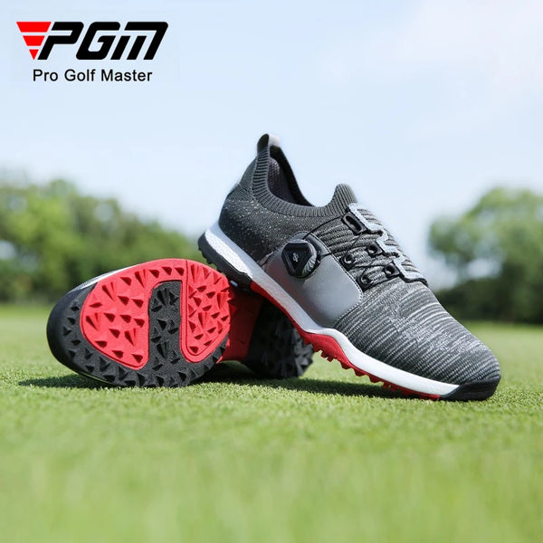PGM Men's Golf Shoes Summer Mesh Rotating Buckle Lightweight Breathable Sports Shoes Factory Direct Sales XZ182
