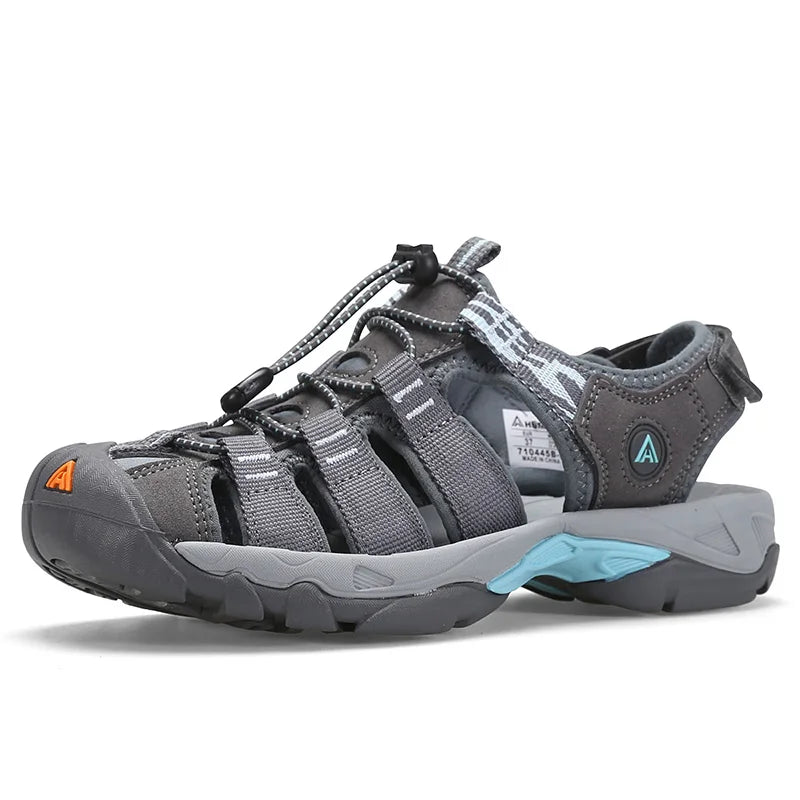 HUMTTO Summer Hiking Shoes Outdoor Sandals for Women Breathable Water Beach Womens Sandals Camping Fishing Climbing Aqua Sneaker