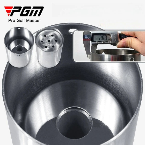 Golf Green Hole Cup Made of 304 Stainless Steel, Diameter 11cm Depth 15cm DB009