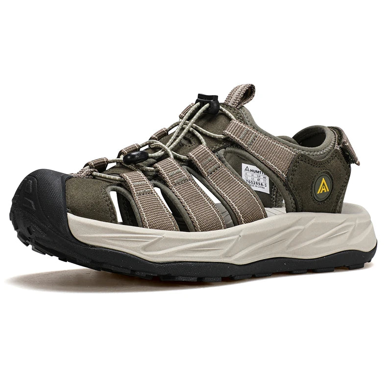 HUMTTO Breathable Hiking Shoes Men's Quick-Drying Wading Shoes for Men Summer Beach Outdoor Sandals Non-Slip Aqua Sneakers Male