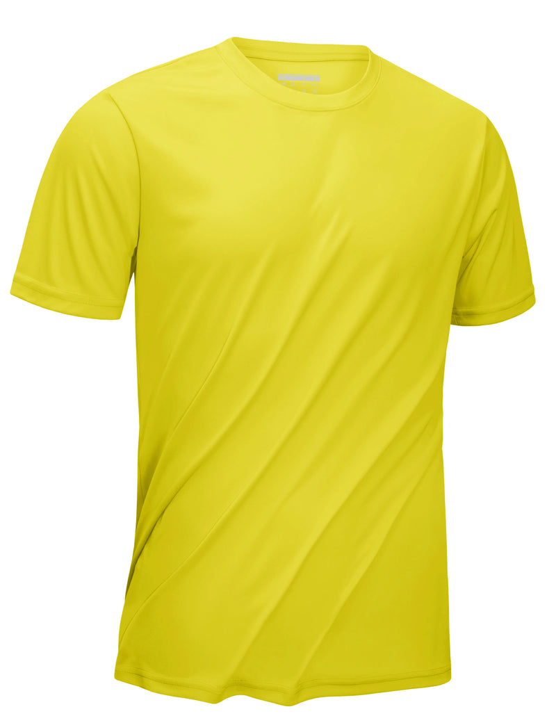 TACVASEN UPF 50+ Summer Performance T-shirts Mens Sun Protection Tee Shirts Gym Sports Athletic Running Swim Casual T-shirt Tops