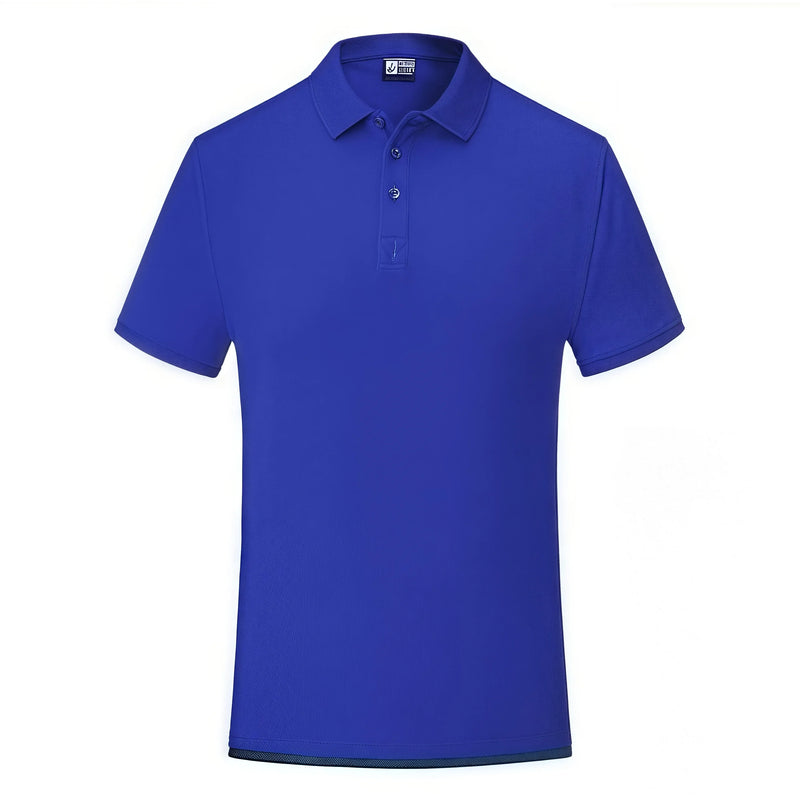 Soft Skin-Friendly Short-Sleeved POLO Shirt  250G High-Quality Island Cotton Custom Logo Work Uniform Busines And Casual
