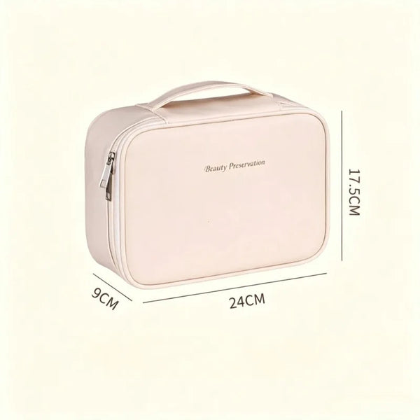 1pc Women's Cosmetic Bag Portable Storage Bag Large Capacity Luxury Makeup Bag Travel Organizer Essentials Toiletry Bags.