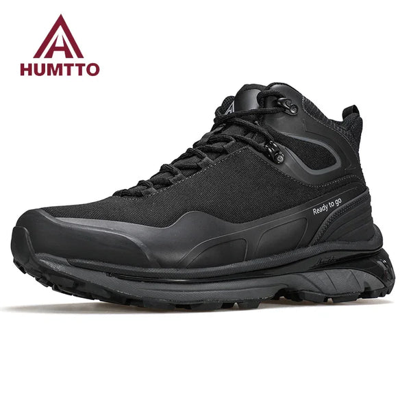 HUMTTO Hiking Boots for Men 2025 Breathable Trekking Shoes Outdoor Camping Men's Sports Shoes Winter Rubber Safety Sneakers Man