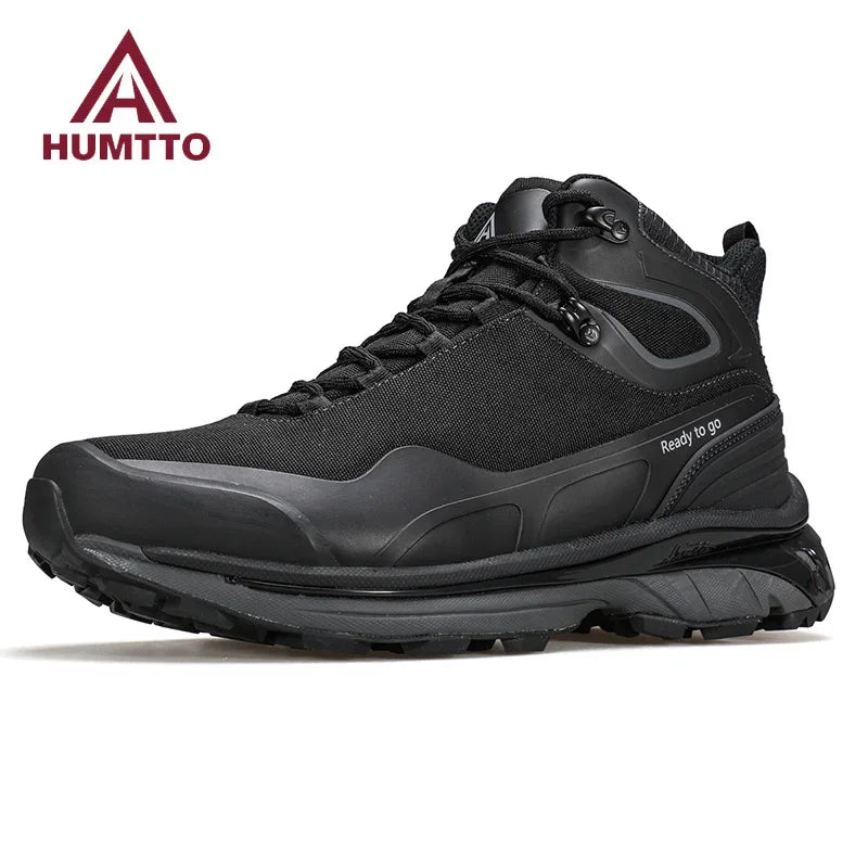 HUMTTO Hiking Boots for Men 2025 Breathable Trekking Shoes Outdoor Camping Men's Sports Shoes Winter Rubber Safety Sneakers Man