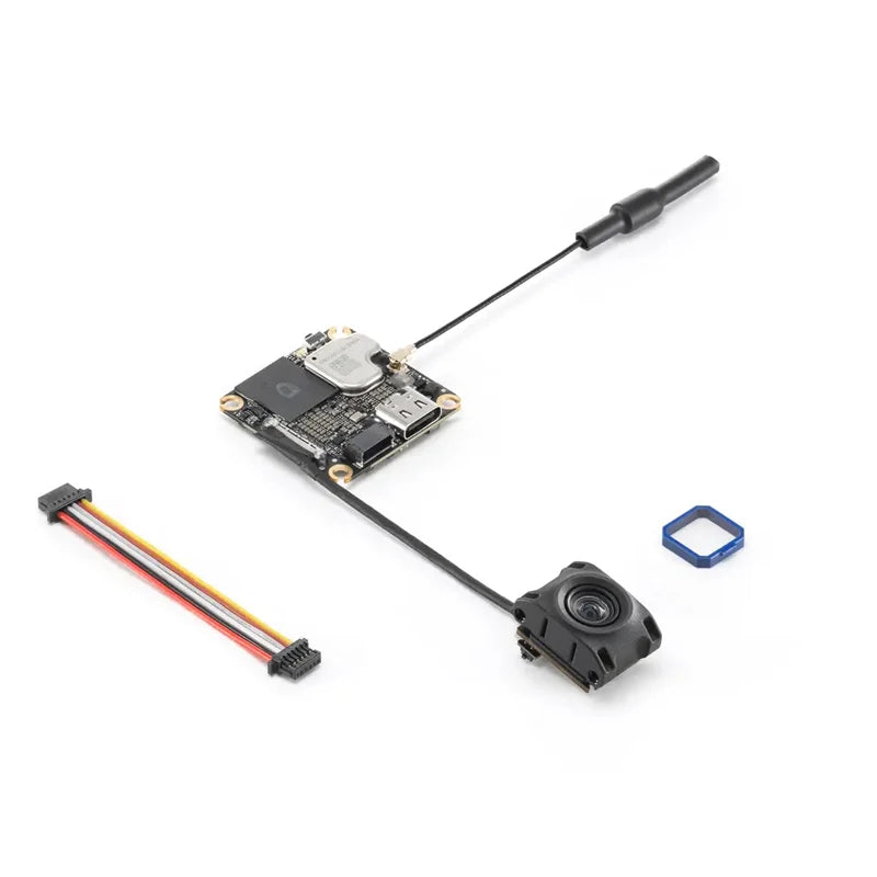 DJI O4 Air Unit records 4K/60fps video. H.265 encoding delivers 1080p/100fps transmission for clear, smooth, real-time imagery.